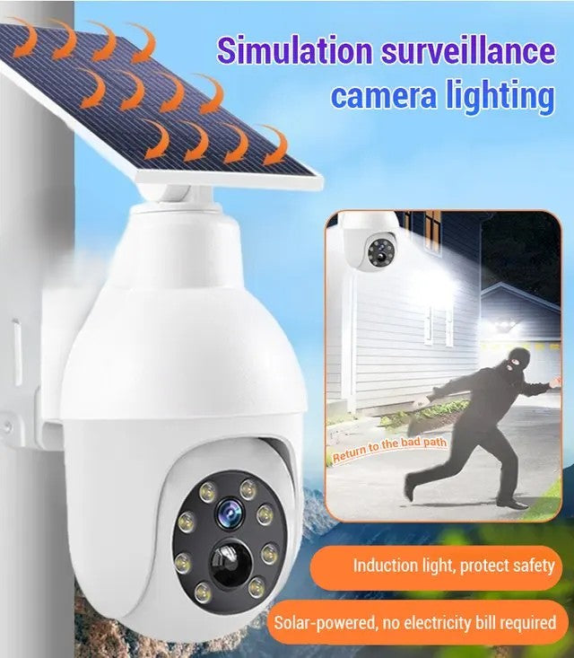 Solar Powered Motion Sensor Smart Rainproof Dummy Camera | Bowlift