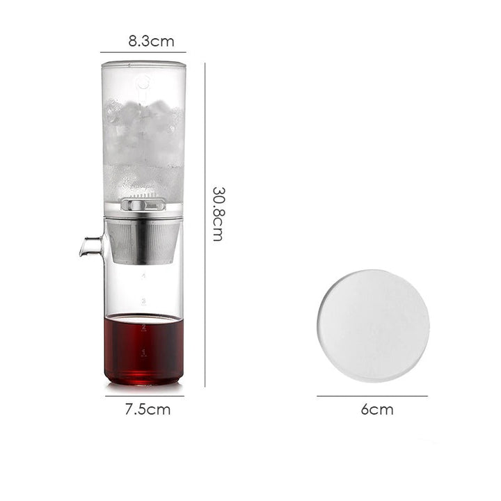 BowLift | Adjustable Glass Drip Cold Coffee Brewer