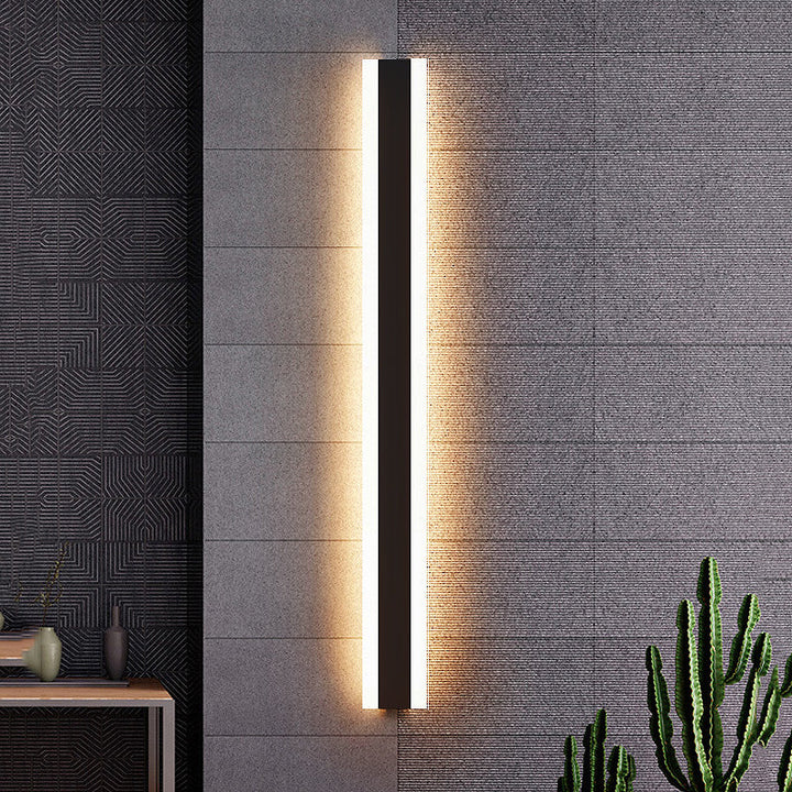 LED Outdoor Long Wall Lamp Bowlift
