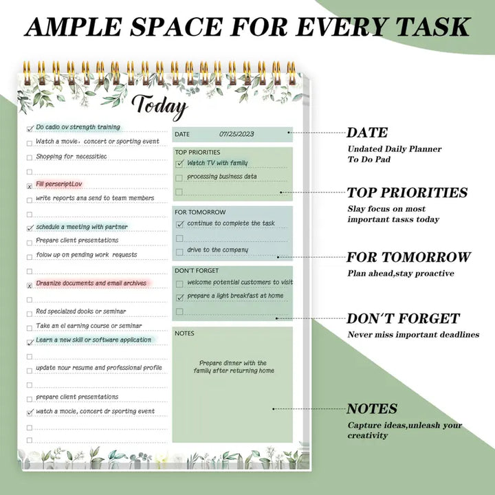 BowLift | To-do List Notepad (52 Pages)