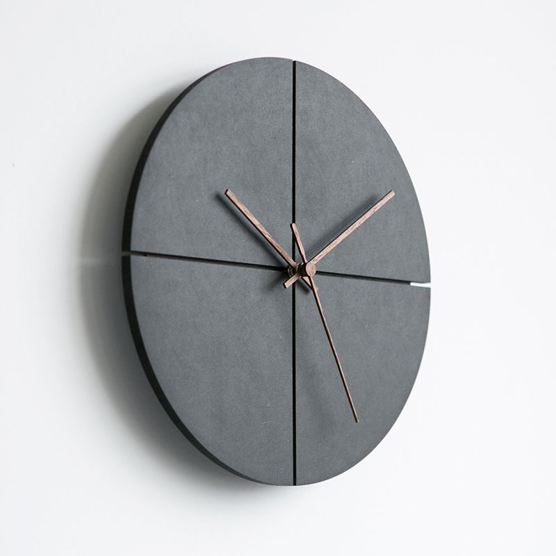Minimalist Wall Clock 28 cm - Modern Design in Round and Square for Home and Office | Bowlift