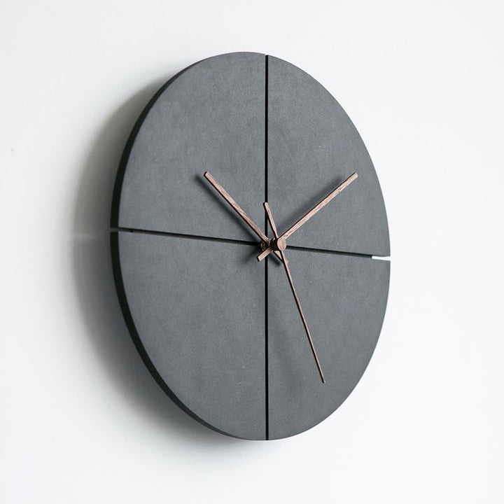 Minimalist Wall Clock 28 cm - Modern Design in Round and Square for Home and Office | Bowlift