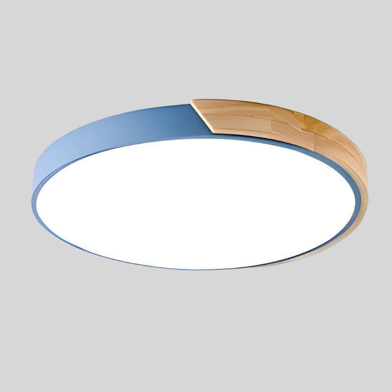 BowLift | Scandinavian Circular LED Ceiling Light | Soft Illumination, Minimalist Design & Ideal for Bedrooms and Work Areas