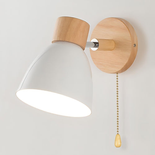 BowLift | CALMARA – Nordic Wooden Wall Lamp with Ambient Lighting