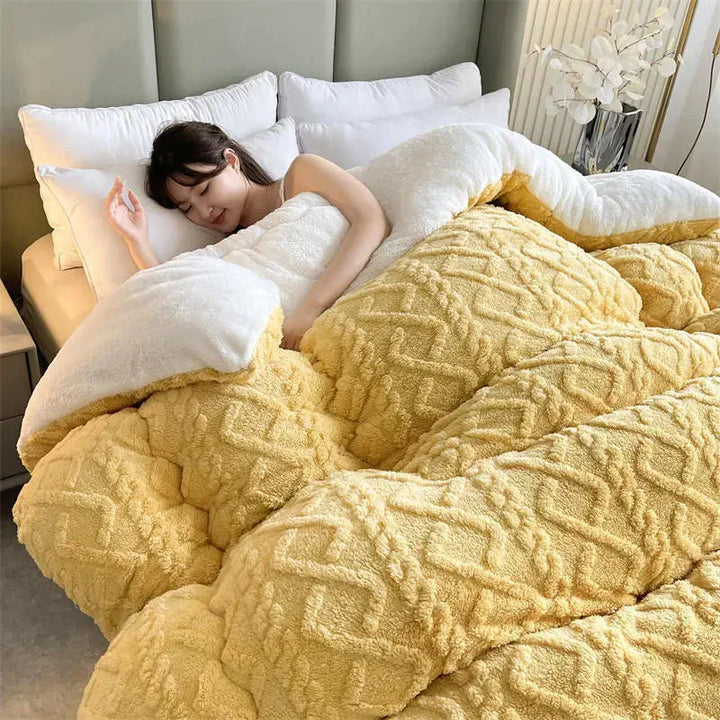 BowLift | SereneSleep Winter Duvet Cover - Luxury Cashmere Fleece Duvet for Ultimate Winter Comfort