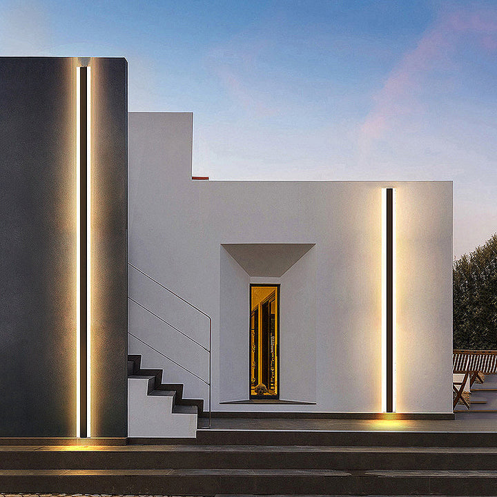 LED Outdoor Long Wall Lamp Bowlift
