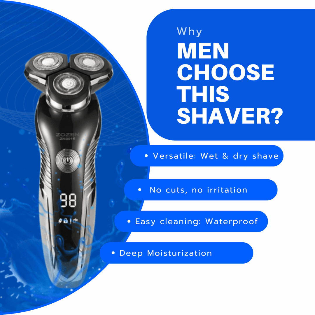 BowLift | Z Series – Rechargeable Razor for a Perfect Shave Experience