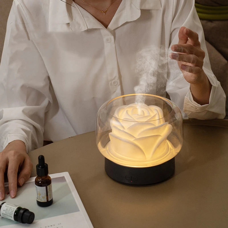 ÉclatScent – Luxury Fragrance Diffuser with LED Lighting Bowlift