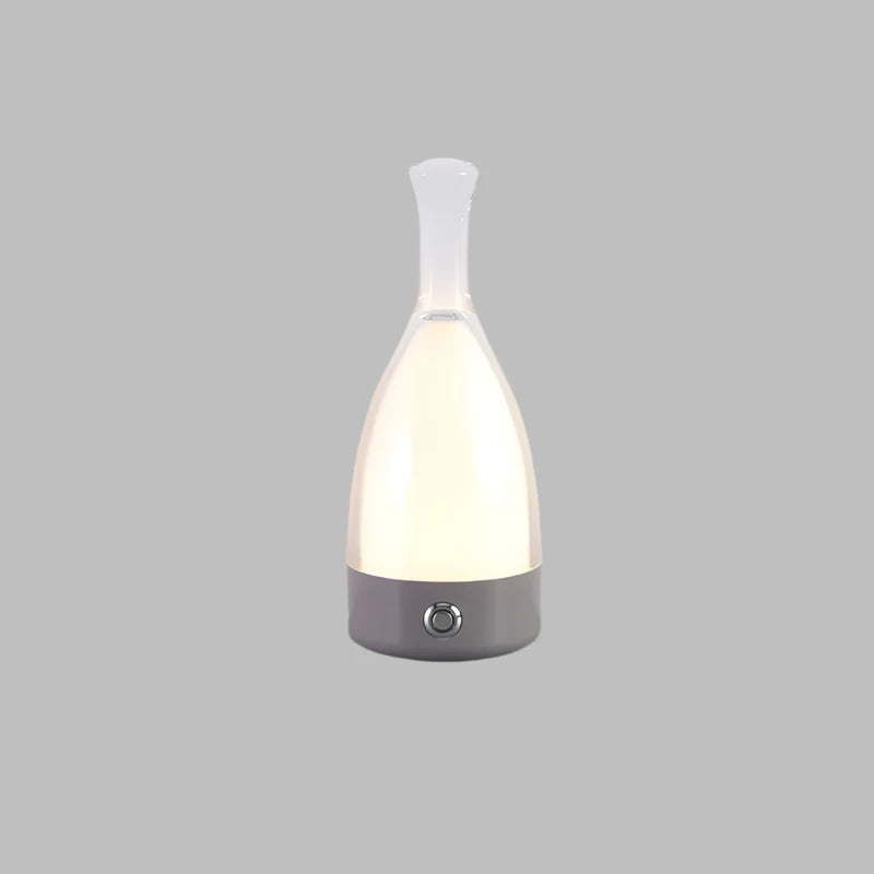 BowLift | Stylish wine bottle table lamp - Rechargeable with dimmable light