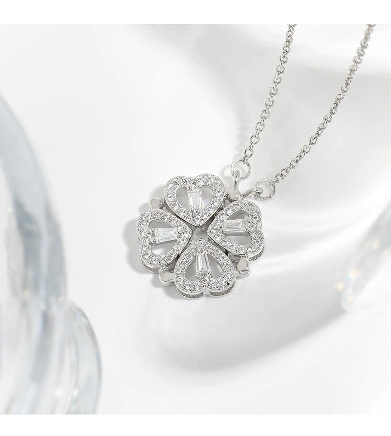 BowLift | Heart-shaped necklace with crystals