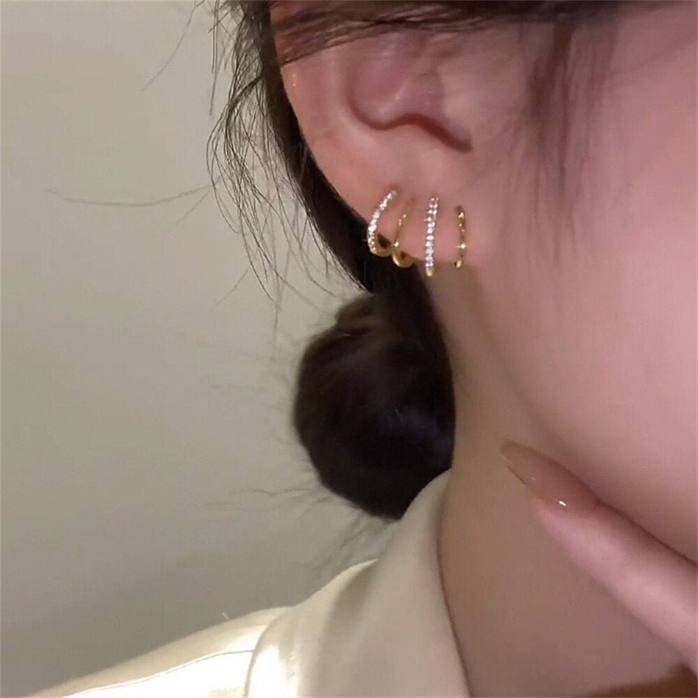 BowLift | Zircon Crystal Geometric Earrings