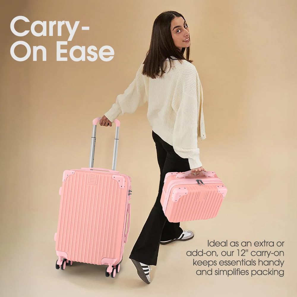 ABS Hard Shell Luggage with Spinner Wheels & TSA Lock | Bowlift